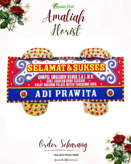 Papan Bunga Ucapan Selamat Panggungrejo